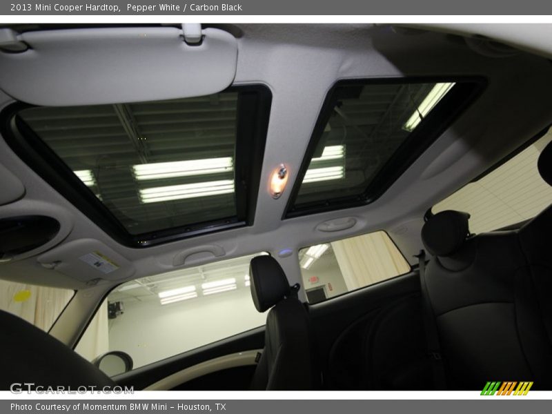 Pepper White / Carbon Black 2013 Mini Cooper Hardtop
