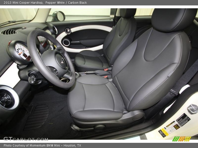 Pepper White / Carbon Black 2013 Mini Cooper Hardtop