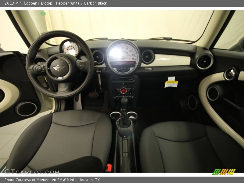 Pepper White / Carbon Black 2013 Mini Cooper Hardtop