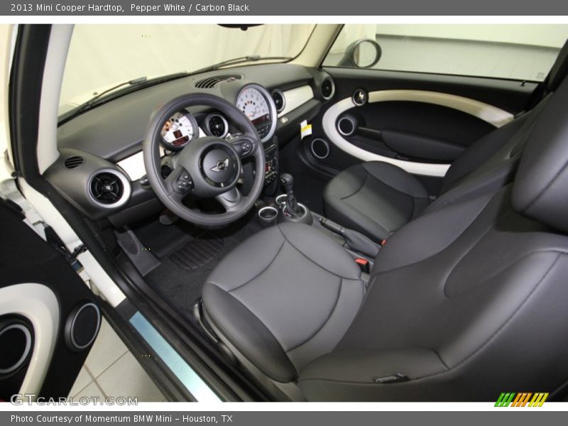 Pepper White / Carbon Black 2013 Mini Cooper Hardtop