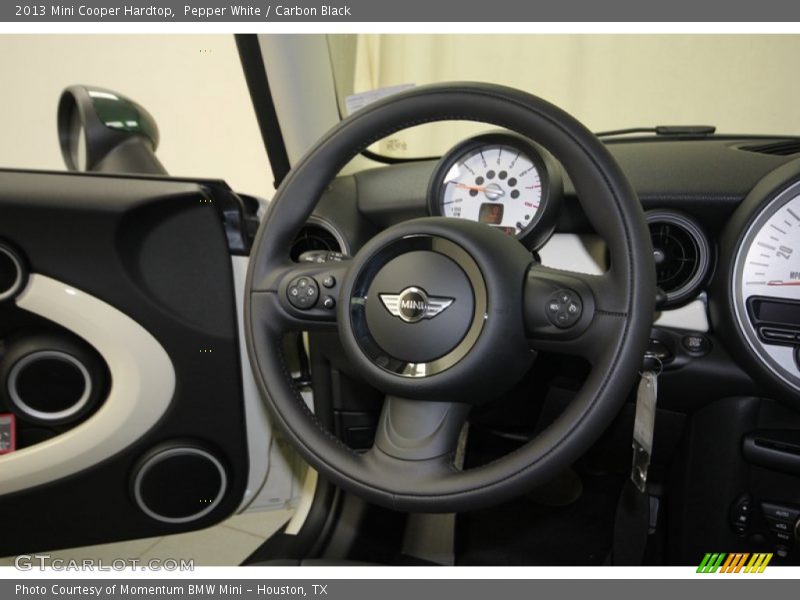 Pepper White / Carbon Black 2013 Mini Cooper Hardtop