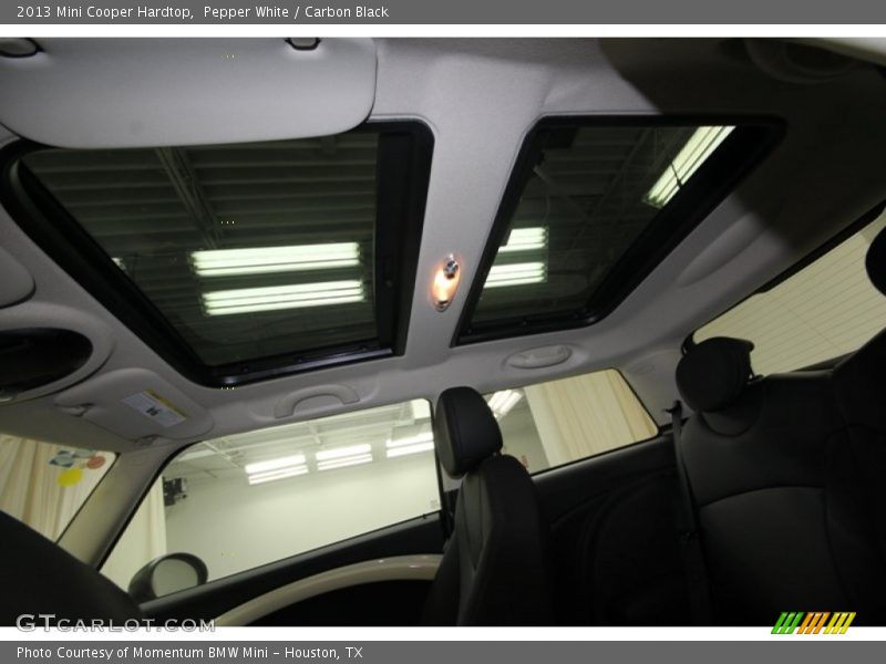 Pepper White / Carbon Black 2013 Mini Cooper Hardtop