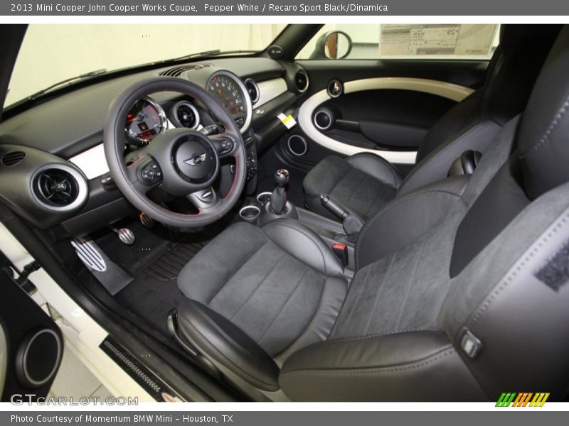 Front Seat of 2013 Cooper John Cooper Works Coupe