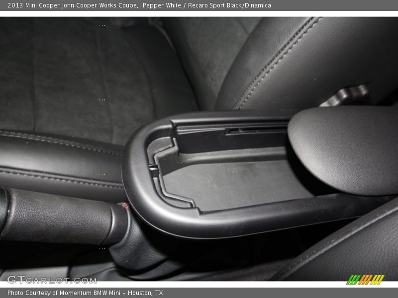 Pepper White / Recaro Sport Black/Dinamica 2013 Mini Cooper John Cooper Works Coupe