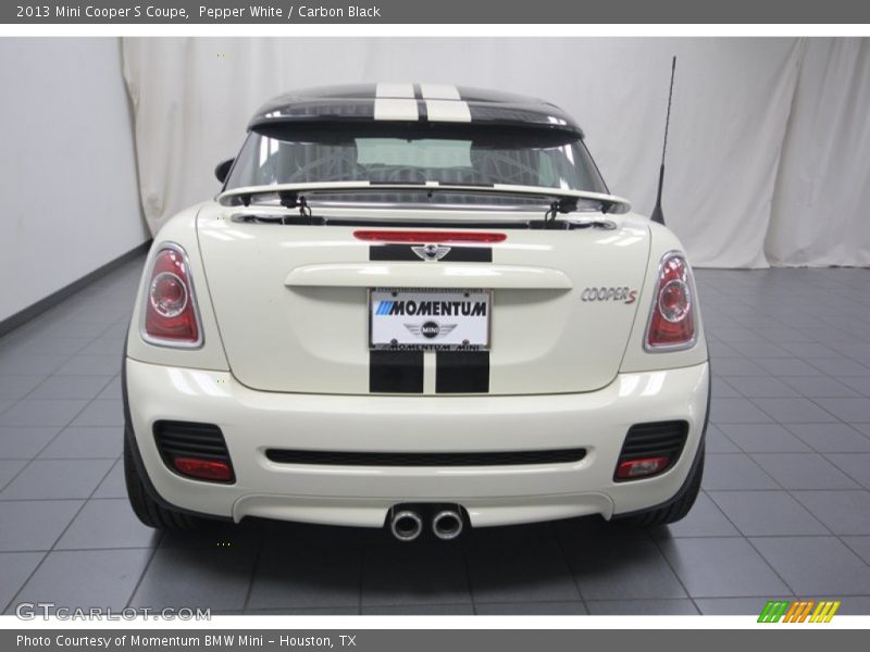 Pepper White / Carbon Black 2013 Mini Cooper S Coupe