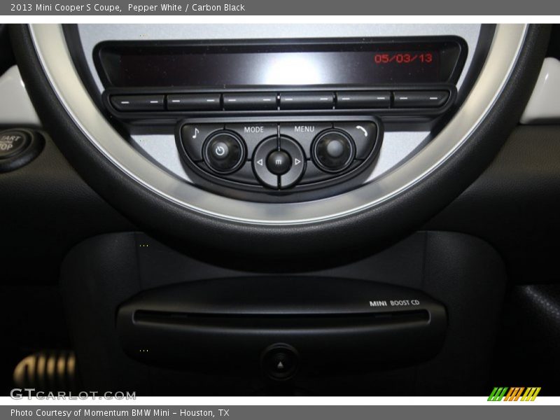 Pepper White / Carbon Black 2013 Mini Cooper S Coupe