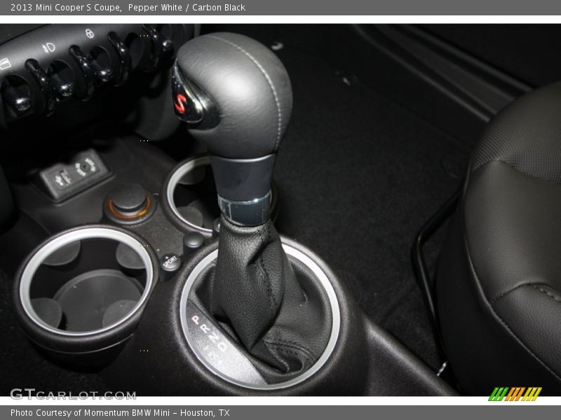 Pepper White / Carbon Black 2013 Mini Cooper S Coupe