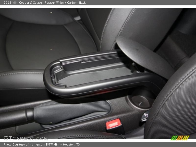 Pepper White / Carbon Black 2013 Mini Cooper S Coupe