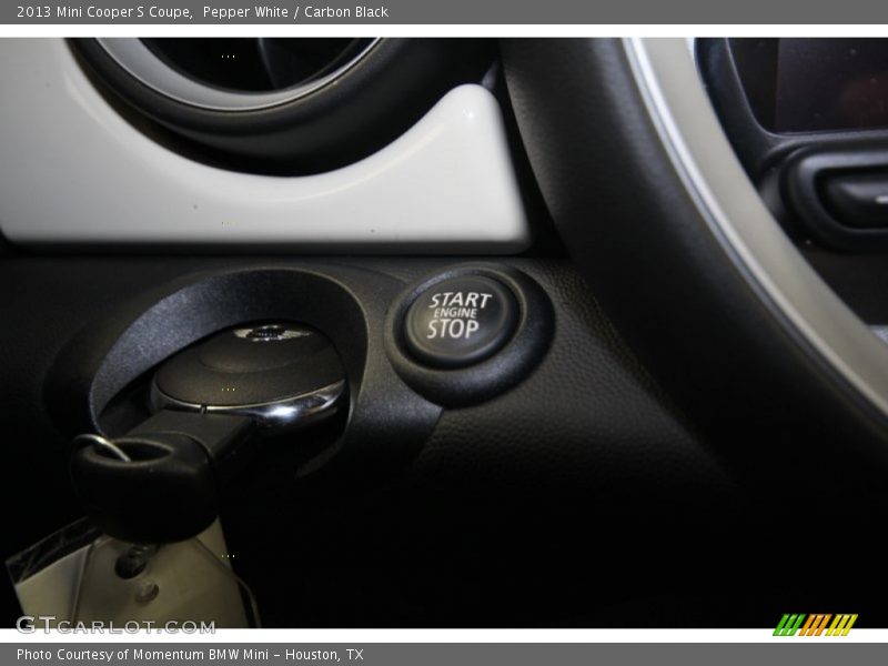 Pepper White / Carbon Black 2013 Mini Cooper S Coupe