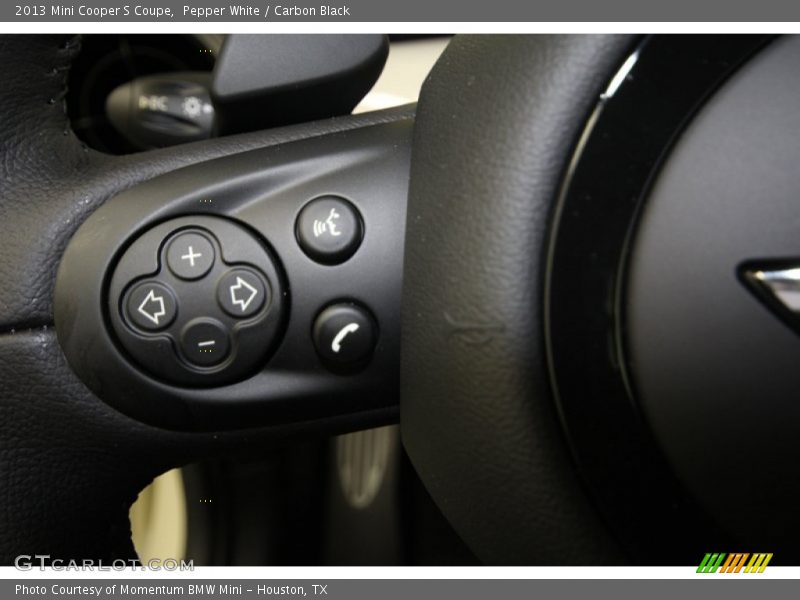 Pepper White / Carbon Black 2013 Mini Cooper S Coupe