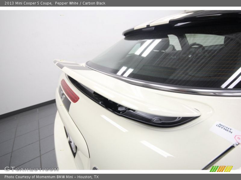 Pepper White / Carbon Black 2013 Mini Cooper S Coupe