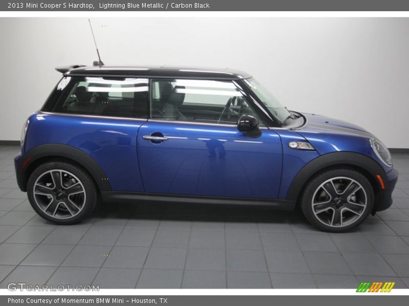 Lightning Blue Metallic / Carbon Black 2013 Mini Cooper S Hardtop