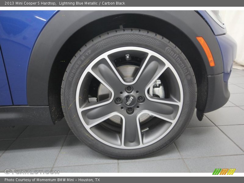 Lightning Blue Metallic / Carbon Black 2013 Mini Cooper S Hardtop