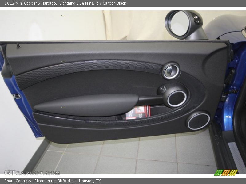 Lightning Blue Metallic / Carbon Black 2013 Mini Cooper S Hardtop
