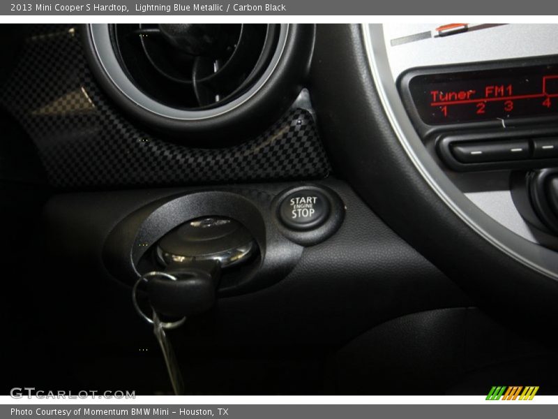 Lightning Blue Metallic / Carbon Black 2013 Mini Cooper S Hardtop