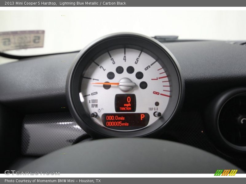 Lightning Blue Metallic / Carbon Black 2013 Mini Cooper S Hardtop
