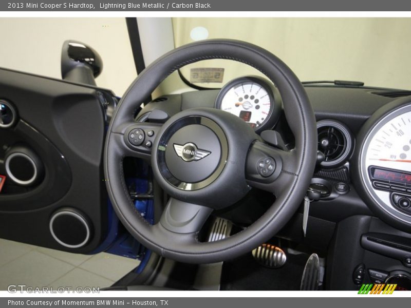 Lightning Blue Metallic / Carbon Black 2013 Mini Cooper S Hardtop