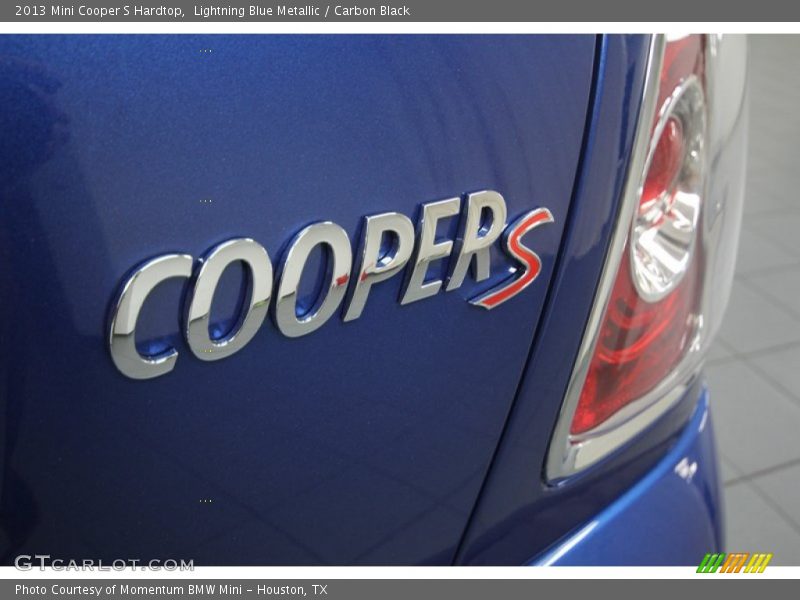 Lightning Blue Metallic / Carbon Black 2013 Mini Cooper S Hardtop