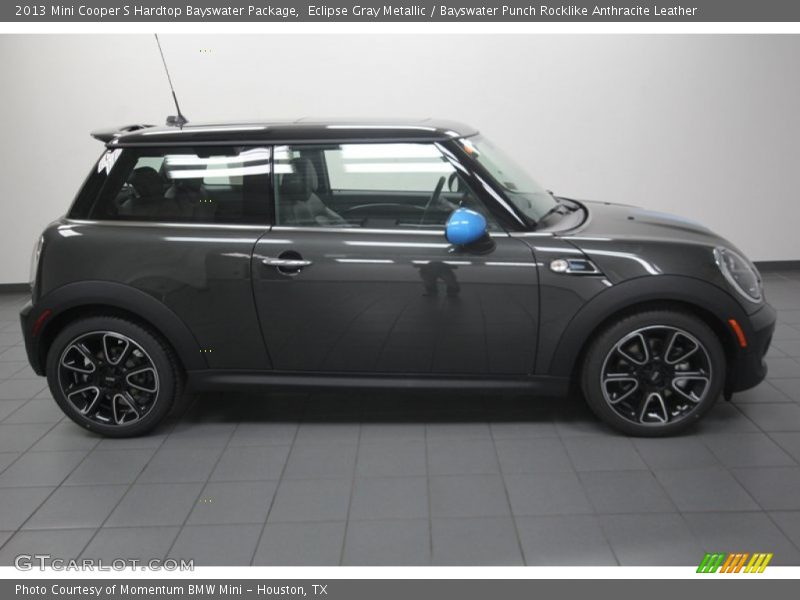 Eclipse Gray Metallic / Bayswater Punch Rocklike Anthracite Leather 2013 Mini Cooper S Hardtop Bayswater Package