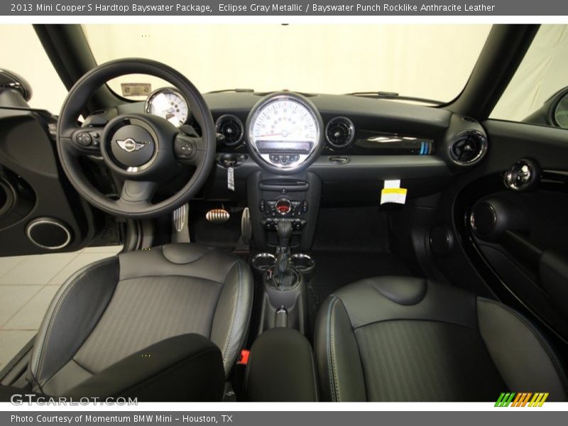 Eclipse Gray Metallic / Bayswater Punch Rocklike Anthracite Leather 2013 Mini Cooper S Hardtop Bayswater Package