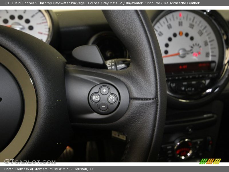 Eclipse Gray Metallic / Bayswater Punch Rocklike Anthracite Leather 2013 Mini Cooper S Hardtop Bayswater Package