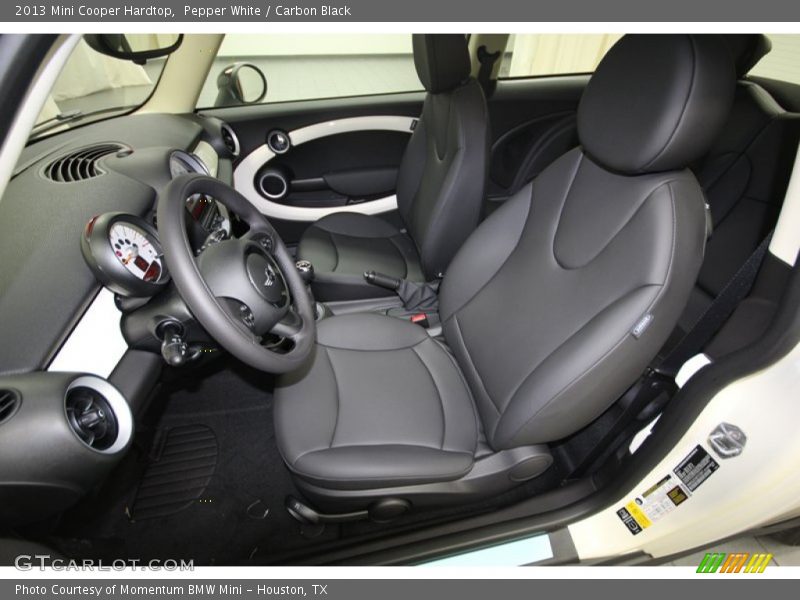 Pepper White / Carbon Black 2013 Mini Cooper Hardtop