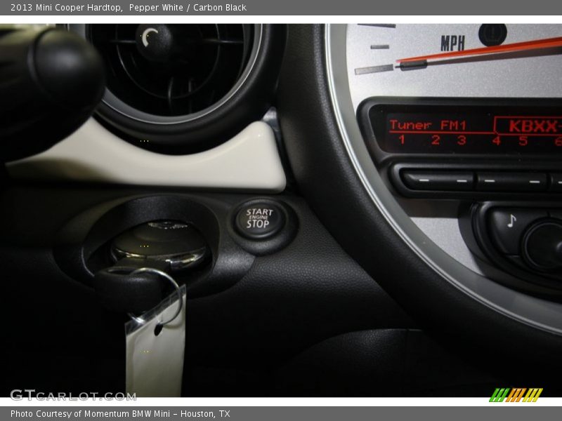 Pepper White / Carbon Black 2013 Mini Cooper Hardtop