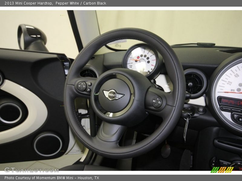 Pepper White / Carbon Black 2013 Mini Cooper Hardtop