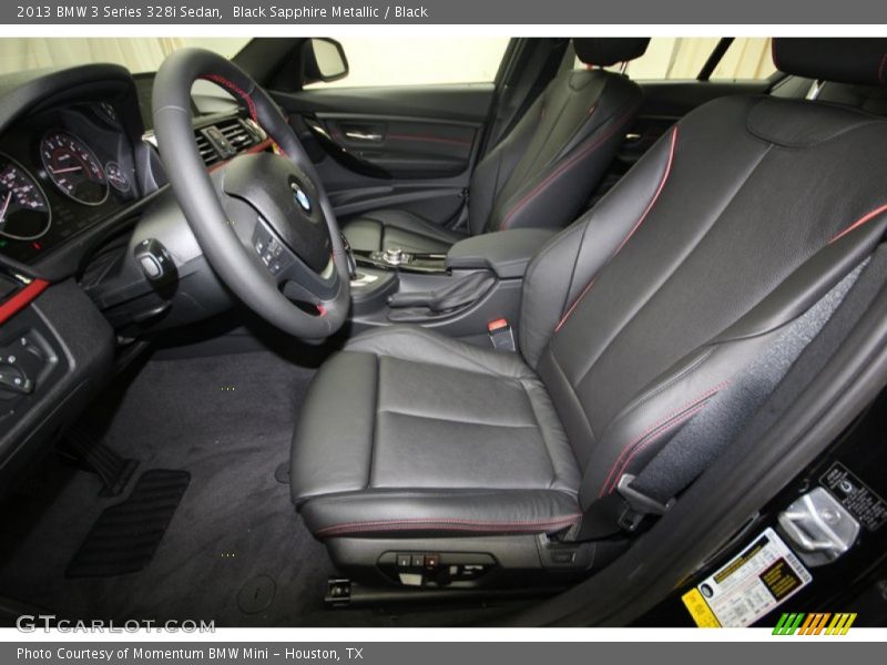  2013 3 Series 328i Sedan Black Interior