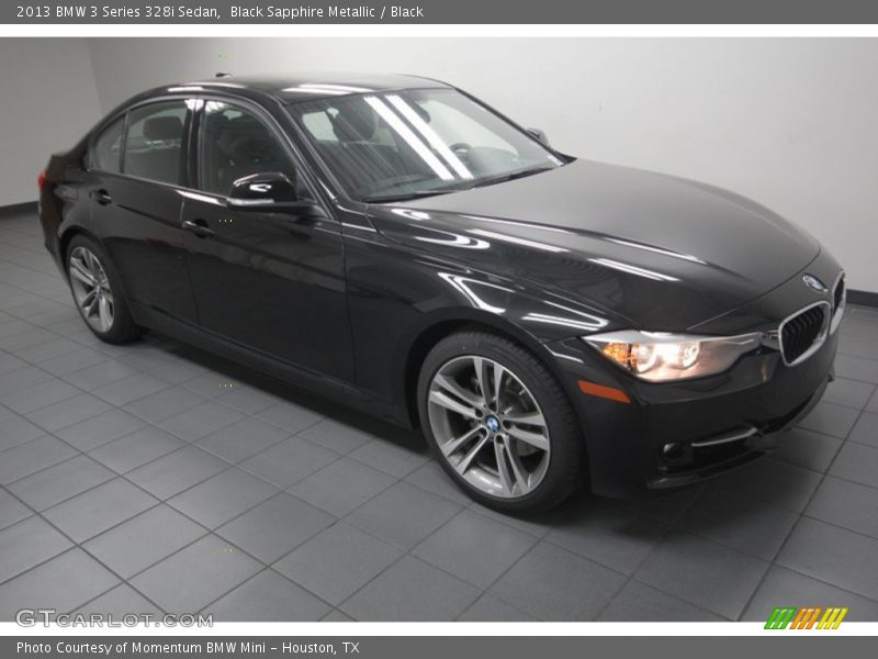 Black Sapphire Metallic / Black 2013 BMW 3 Series 328i Sedan