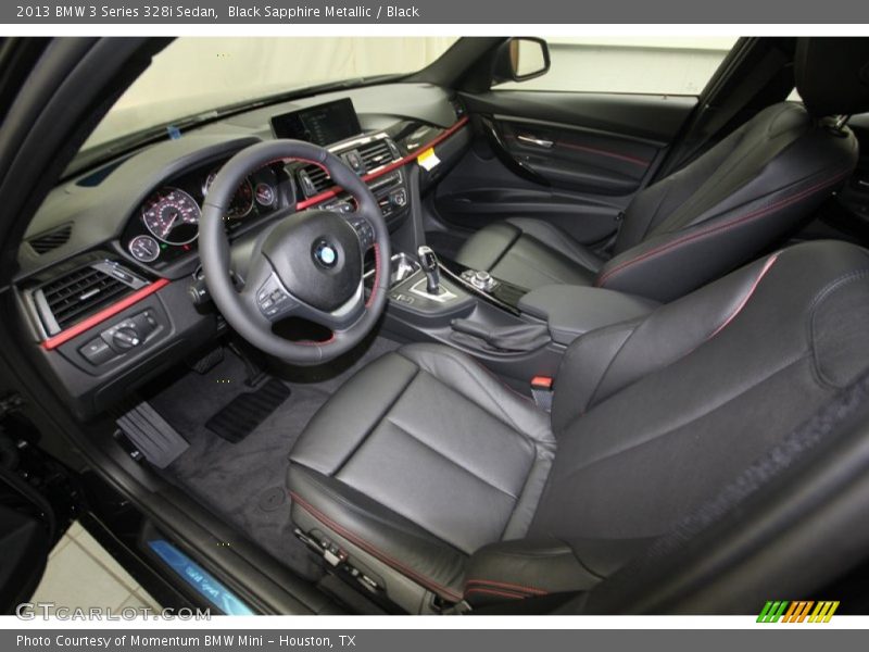 Black Interior - 2013 3 Series 328i Sedan 
