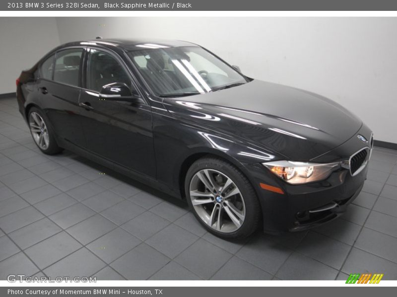 Black Sapphire Metallic / Black 2013 BMW 3 Series 328i Sedan