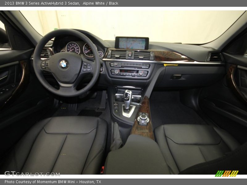 Alpine White / Black 2013 BMW 3 Series ActiveHybrid 3 Sedan