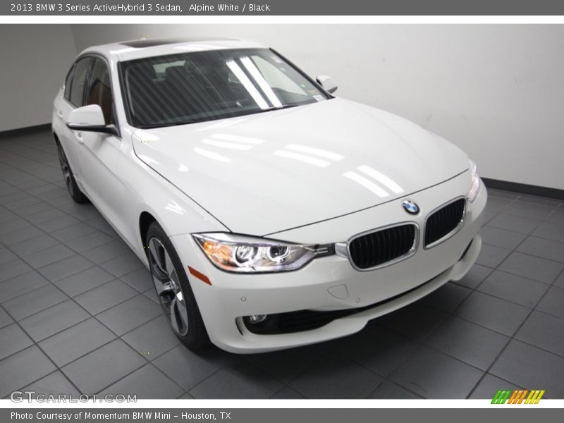 Alpine White / Black 2013 BMW 3 Series ActiveHybrid 3 Sedan