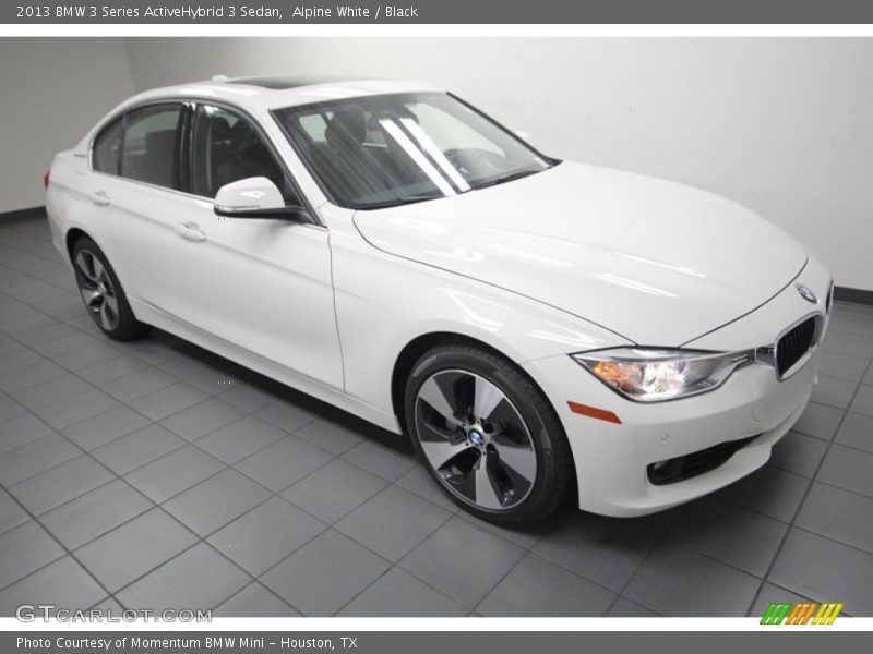 Alpine White / Black 2013 BMW 3 Series ActiveHybrid 3 Sedan