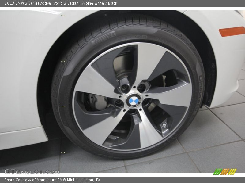 Alpine White / Black 2013 BMW 3 Series ActiveHybrid 3 Sedan