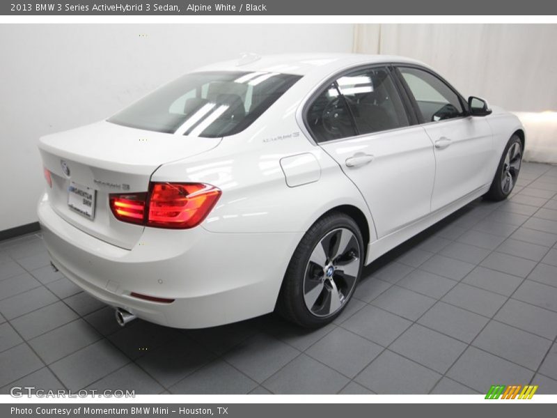 Alpine White / Black 2013 BMW 3 Series ActiveHybrid 3 Sedan