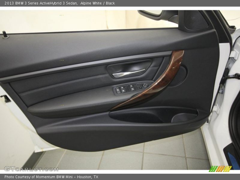 Alpine White / Black 2013 BMW 3 Series ActiveHybrid 3 Sedan