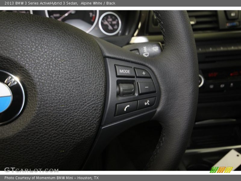 Alpine White / Black 2013 BMW 3 Series ActiveHybrid 3 Sedan