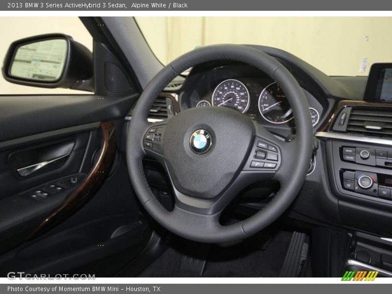 Alpine White / Black 2013 BMW 3 Series ActiveHybrid 3 Sedan