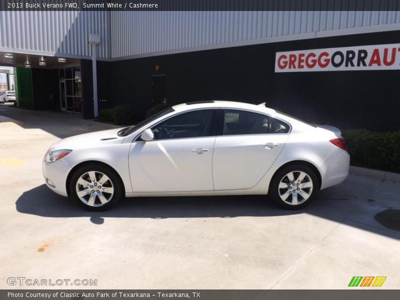 Summit White / Cashmere 2013 Buick Verano FWD