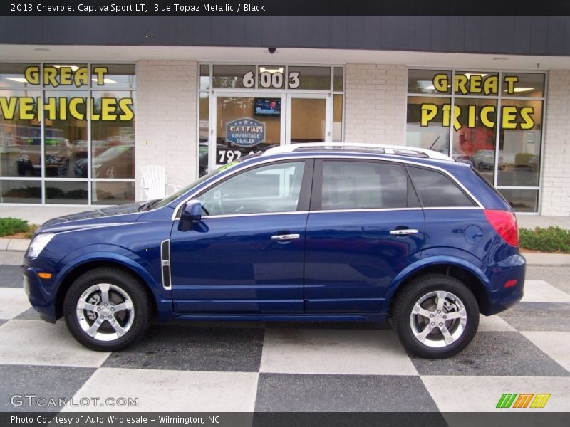 Blue Topaz Metallic / Black 2013 Chevrolet Captiva Sport LT