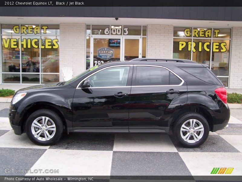 Black / Jet Black 2012 Chevrolet Equinox LT