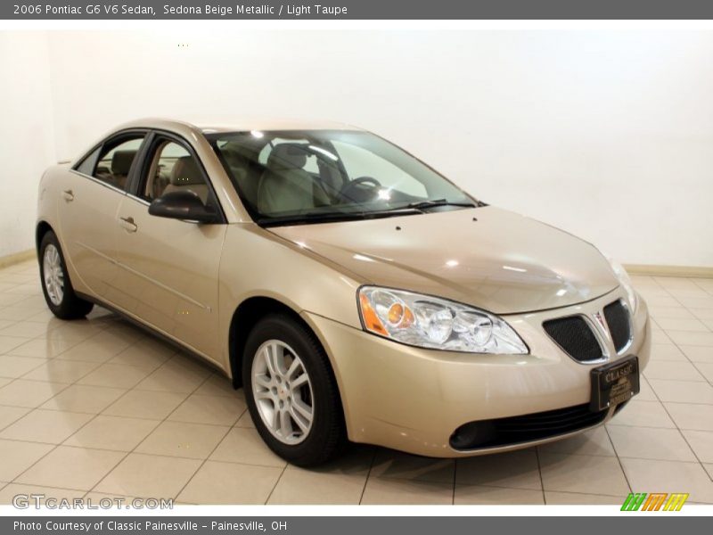 Sedona Beige Metallic / Light Taupe 2006 Pontiac G6 V6 Sedan