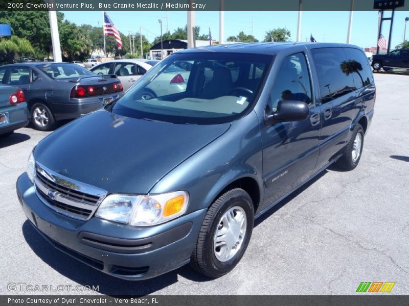 Blue Granite Metallic / Medium Gray 2005 Chevrolet Venture Plus