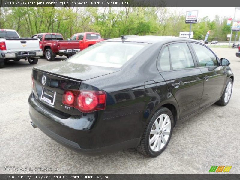 Black / Cornsilk Beige 2010 Volkswagen Jetta Wolfsburg Edition Sedan