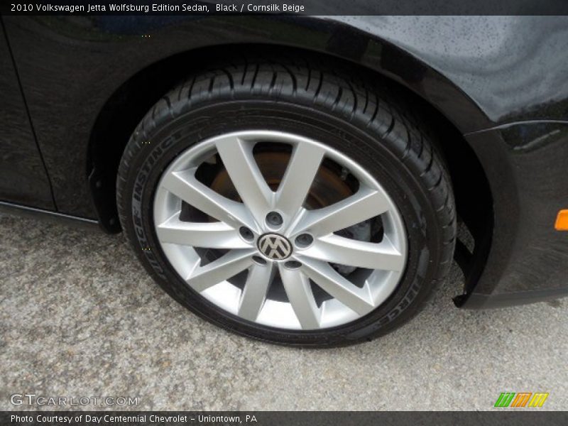 Black / Cornsilk Beige 2010 Volkswagen Jetta Wolfsburg Edition Sedan
