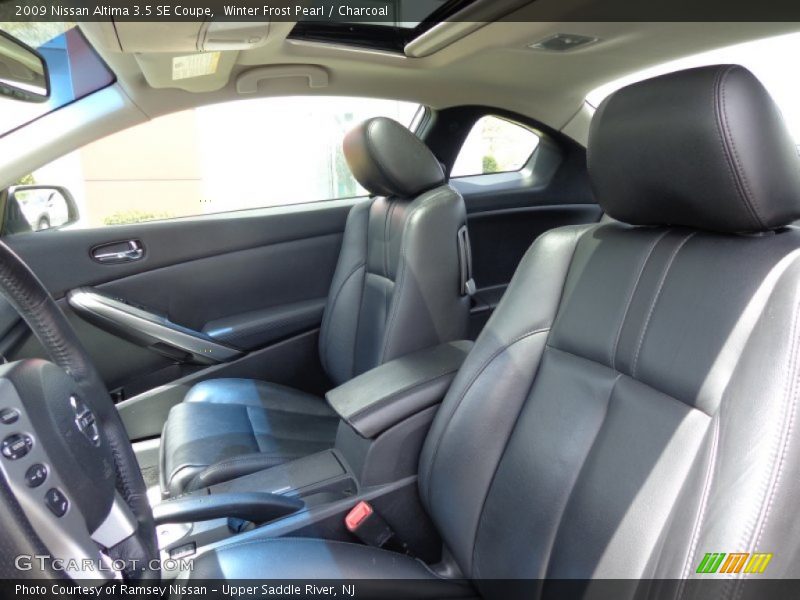Winter Frost Pearl / Charcoal 2009 Nissan Altima 3.5 SE Coupe