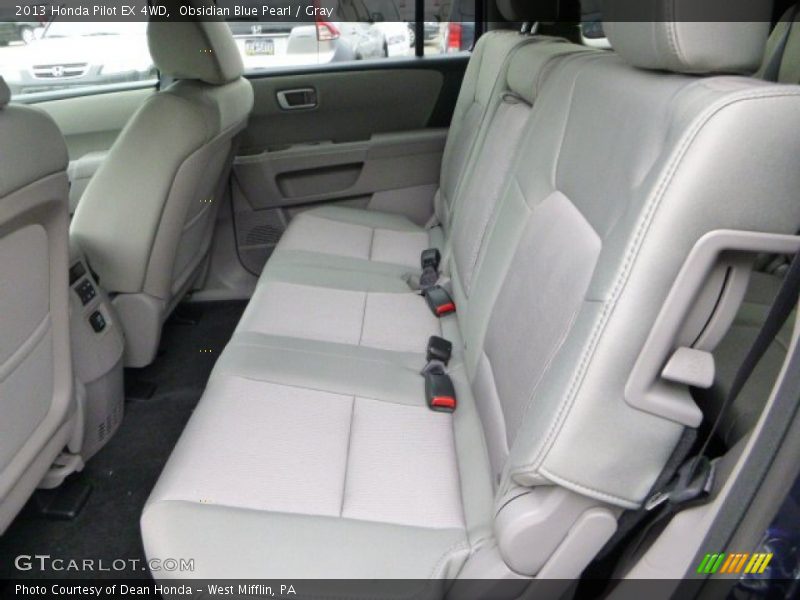 Obsidian Blue Pearl / Gray 2013 Honda Pilot EX 4WD