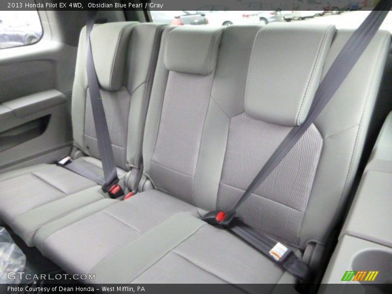 Obsidian Blue Pearl / Gray 2013 Honda Pilot EX 4WD